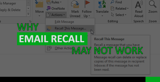 email recall